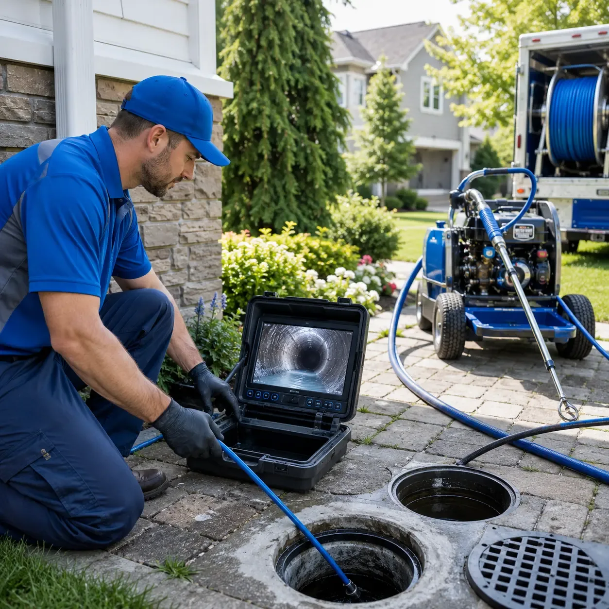 Outdoor drain cleaning professionals serving Riverdale, ND